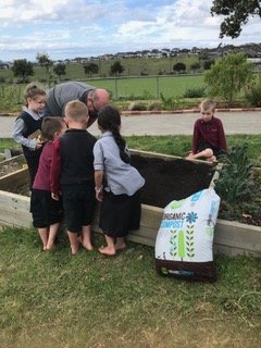 Environmental Team Preparing Planting Beds 2019_2