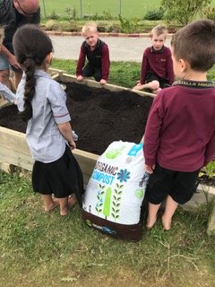 Environmental Team Preparing Planting Beds 2019_3