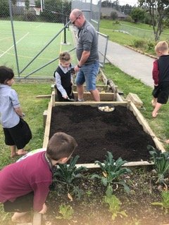 Environmental Team Preparing Planting Beds 2019_5