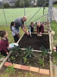 Environmental Team Preparing Planting Beds 2019_6