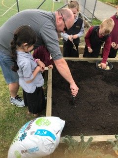 Environmental Team Preparing Planting Beds 2019_7